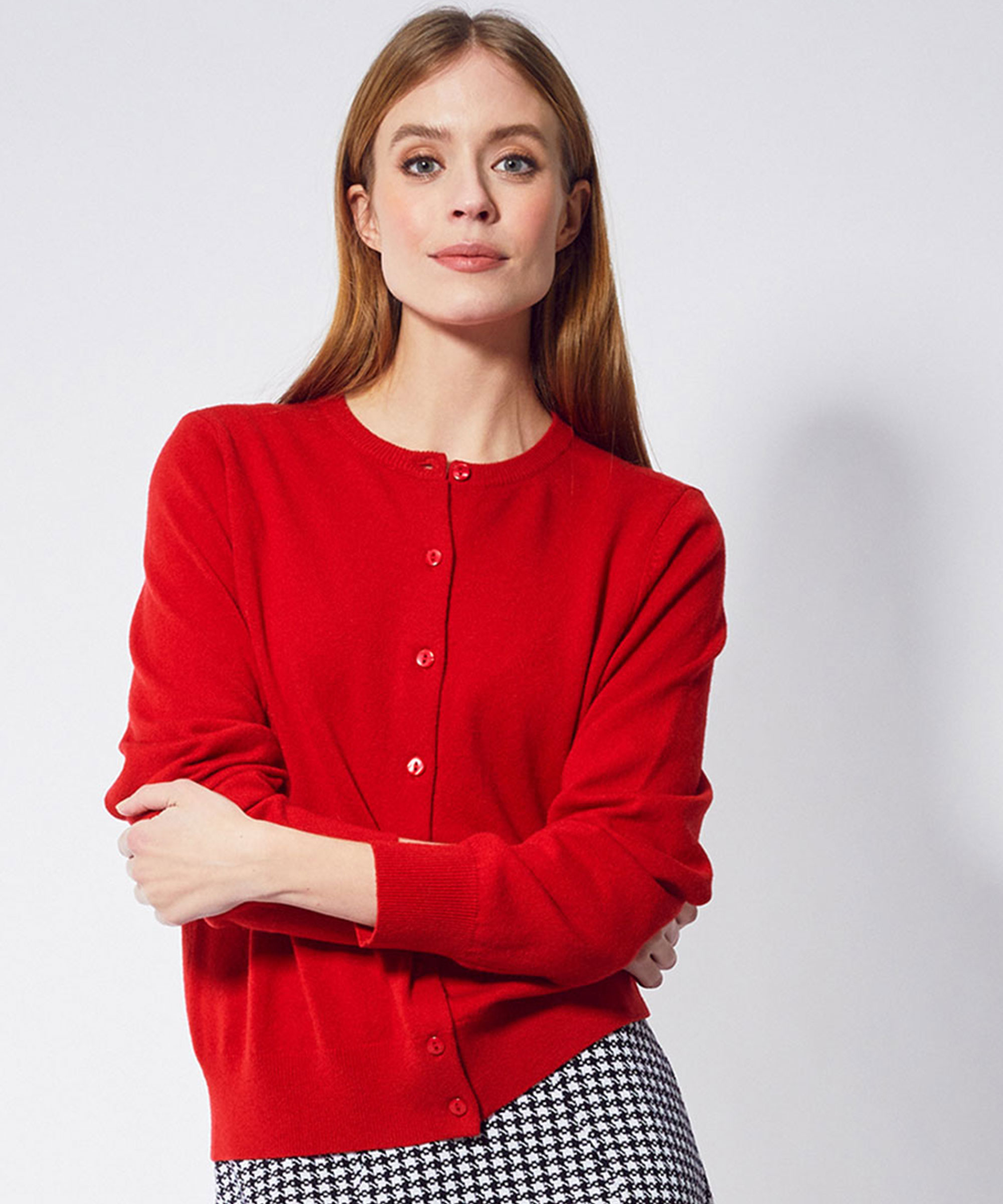 Cattis Cardigan Red