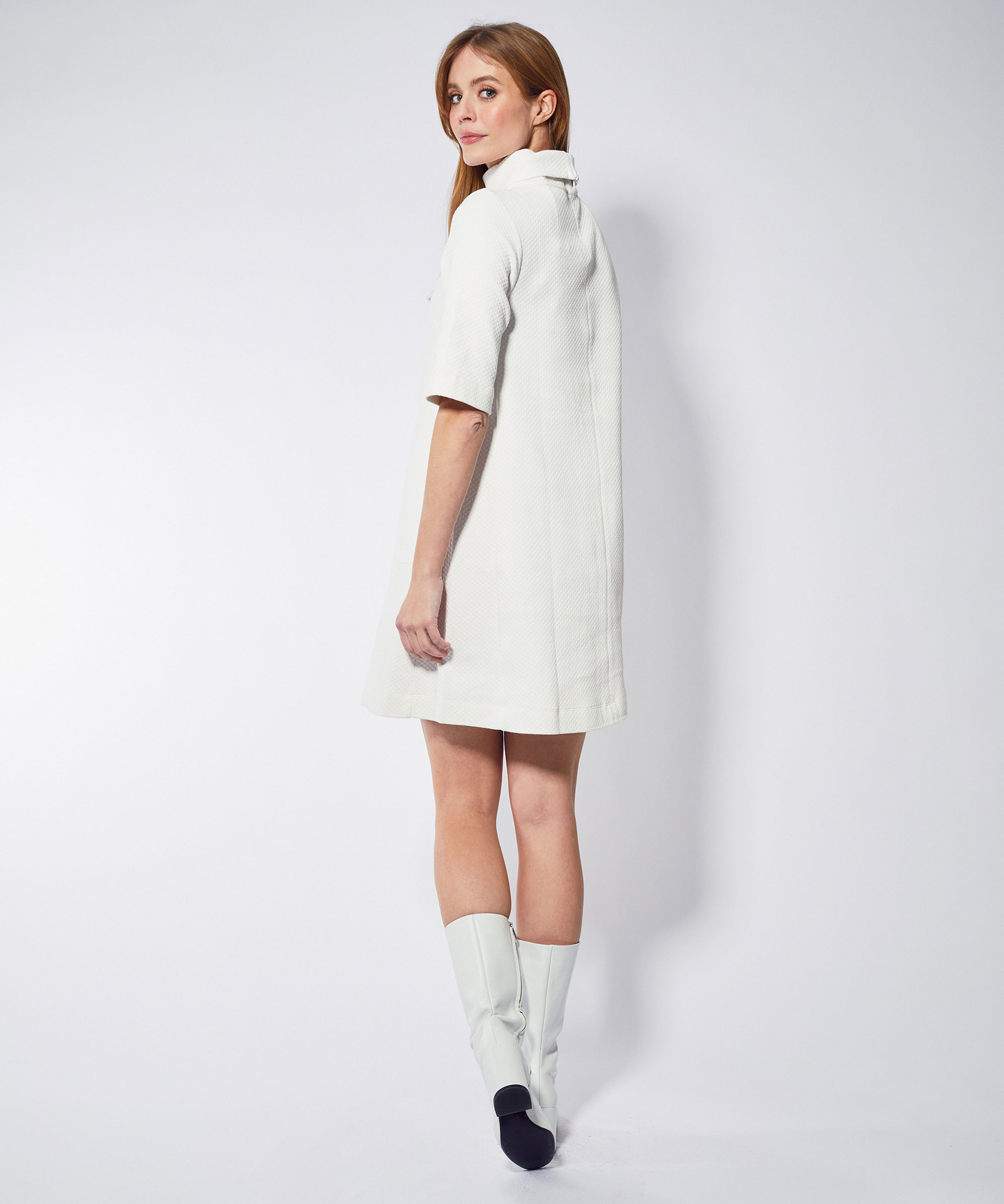 Daphne Dress White