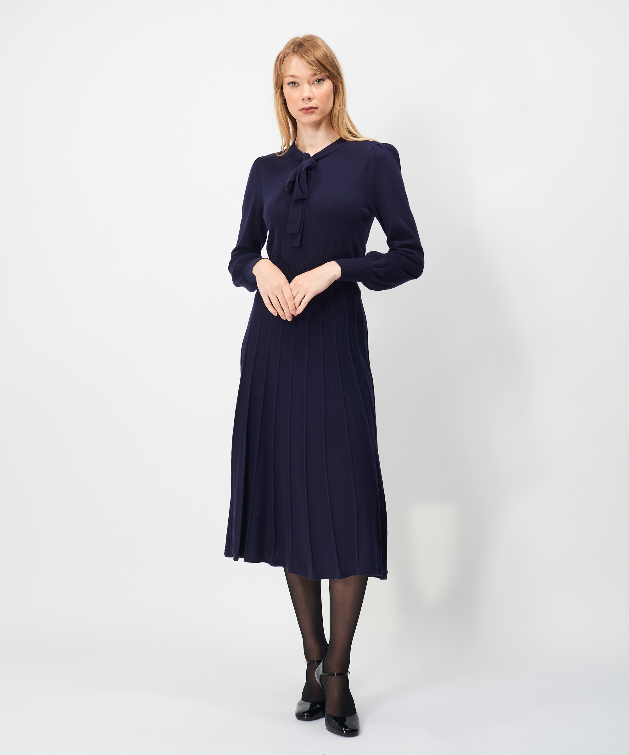 Valerie Dress Navy