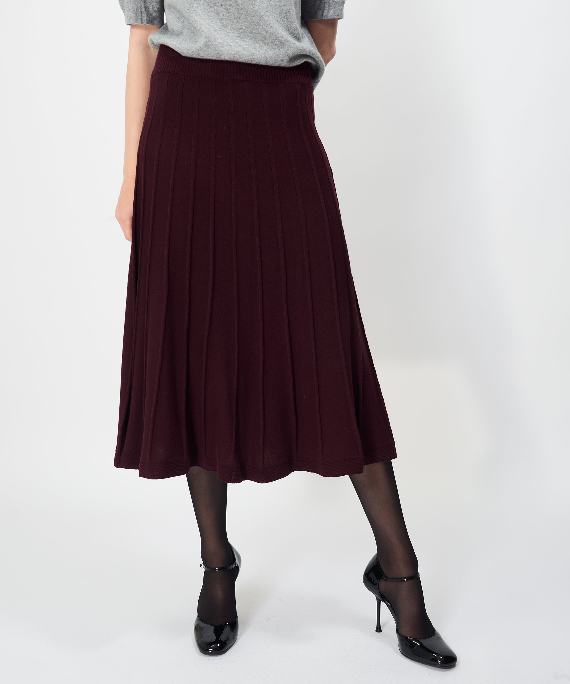 Klara Skirt Burgundy