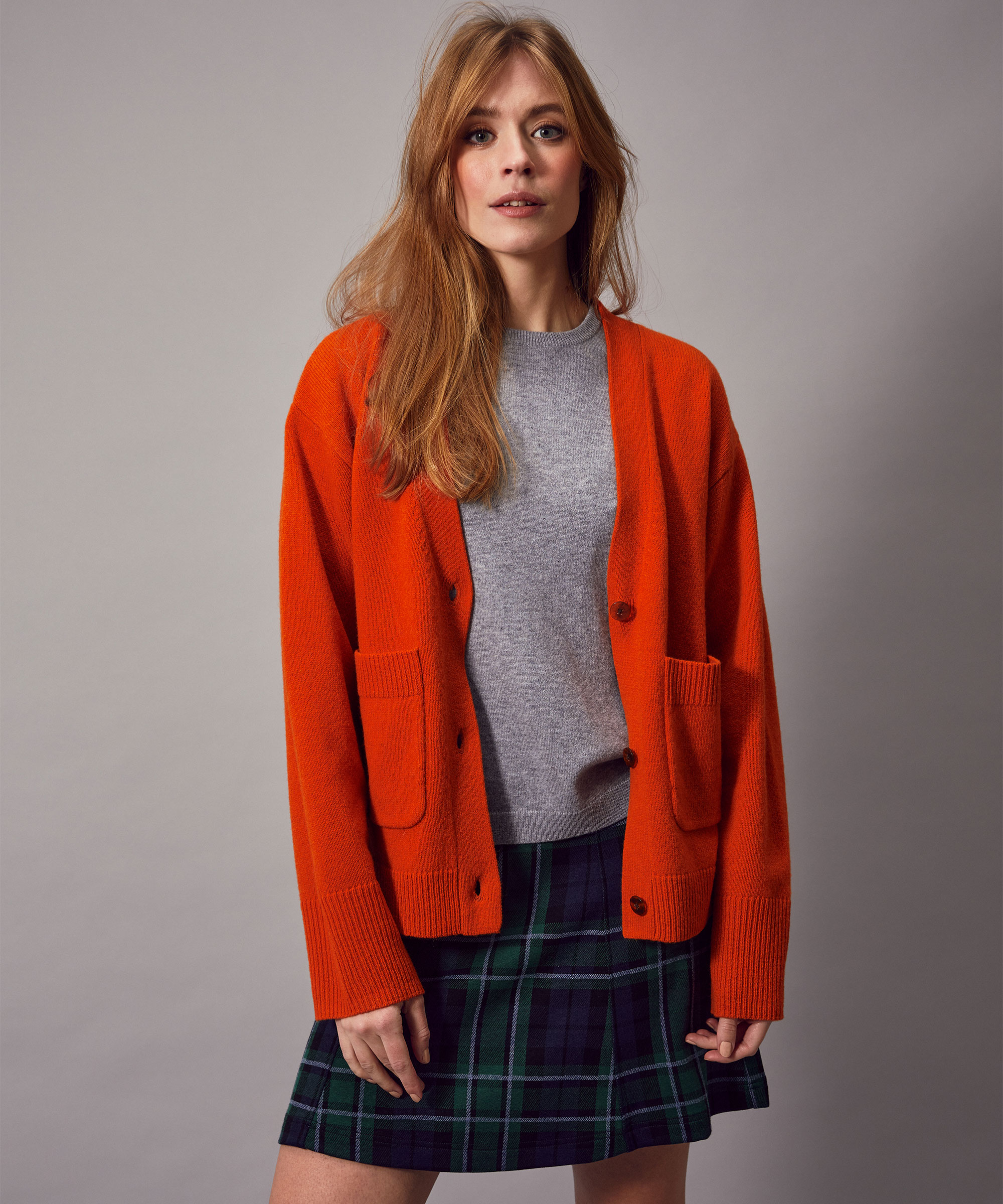 Estrid Cardigan Orange