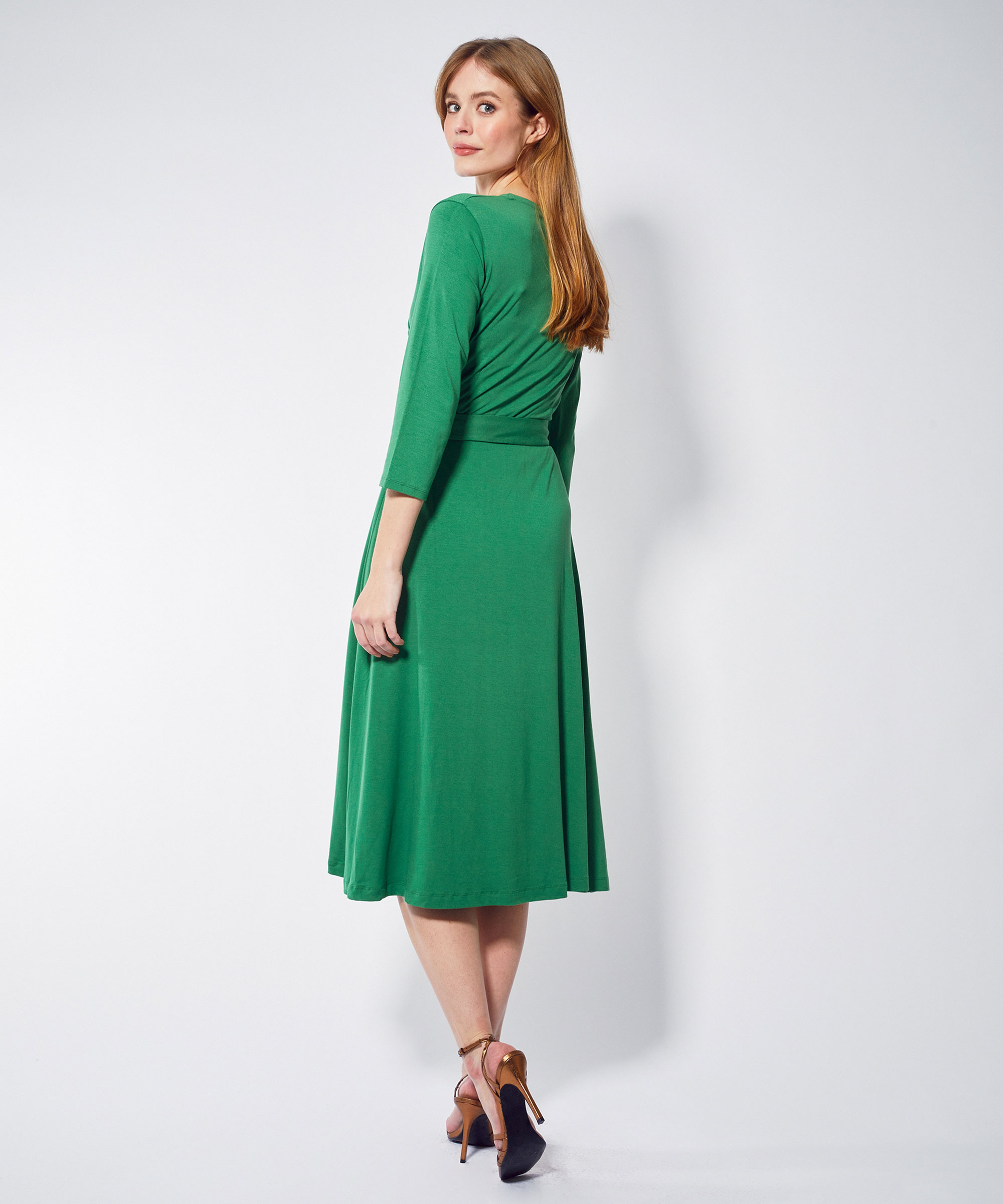 Kaia Dress Dark Green