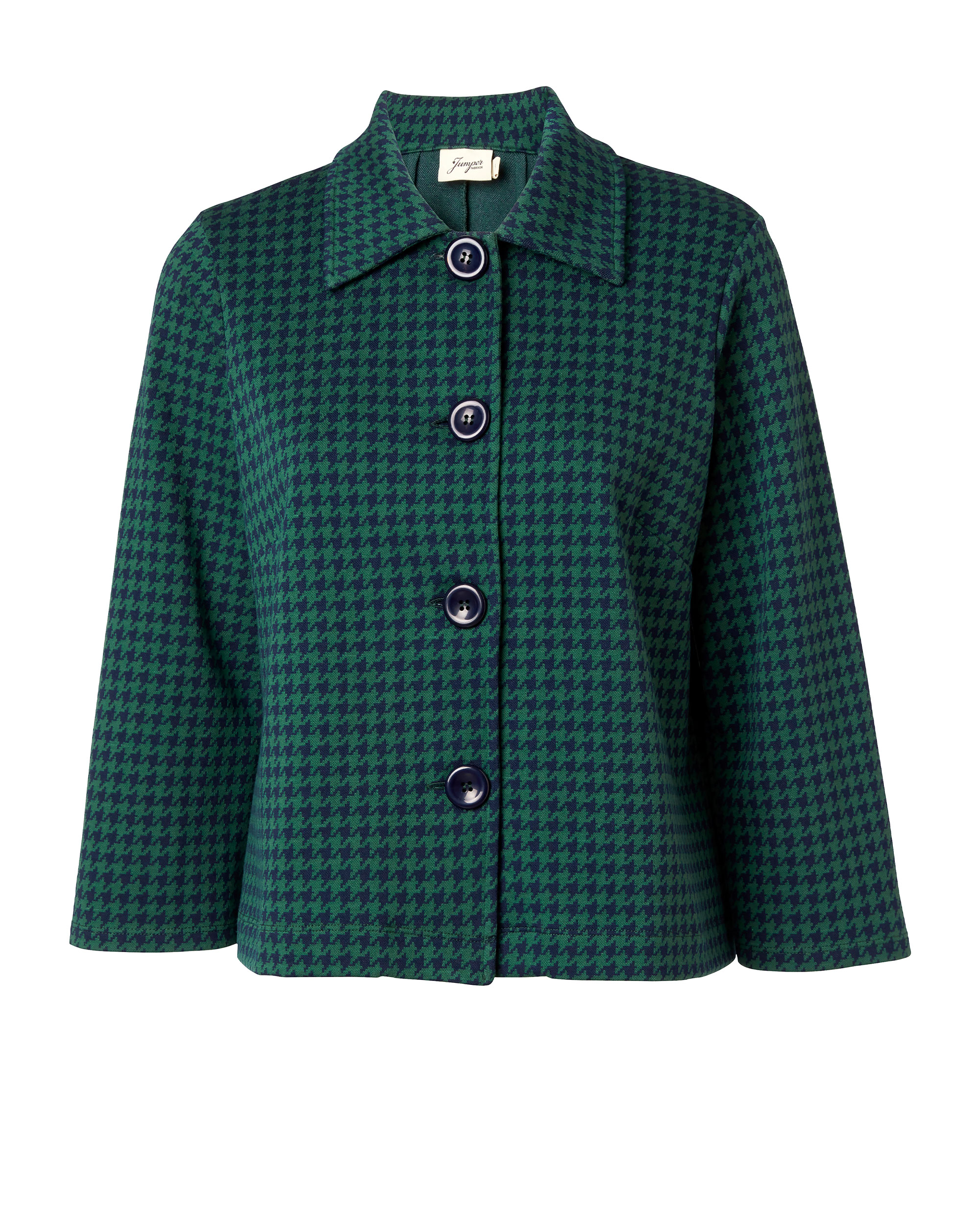 Mela Dogtooth jacket Green