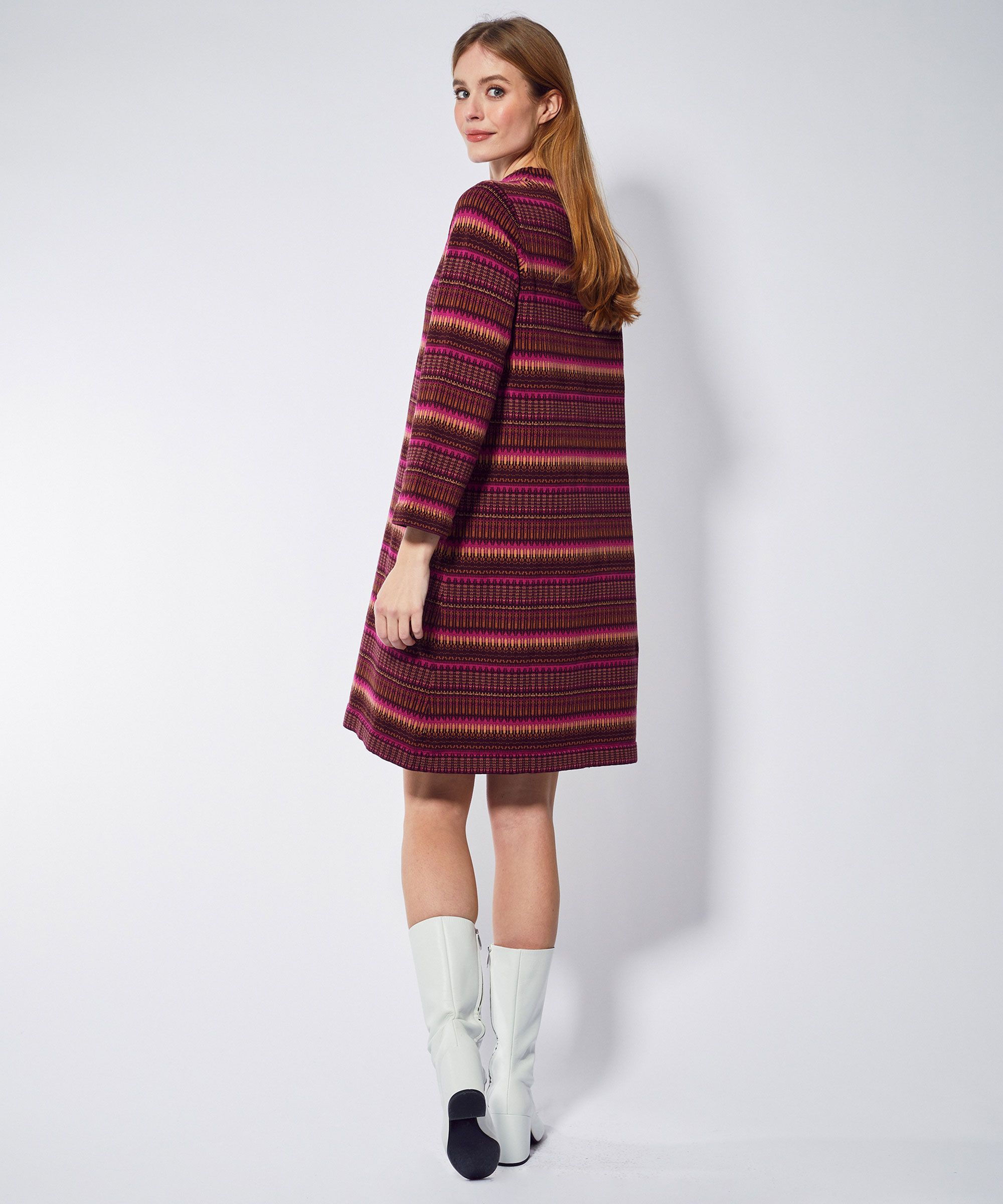 Sunday LS Dress Burgundy