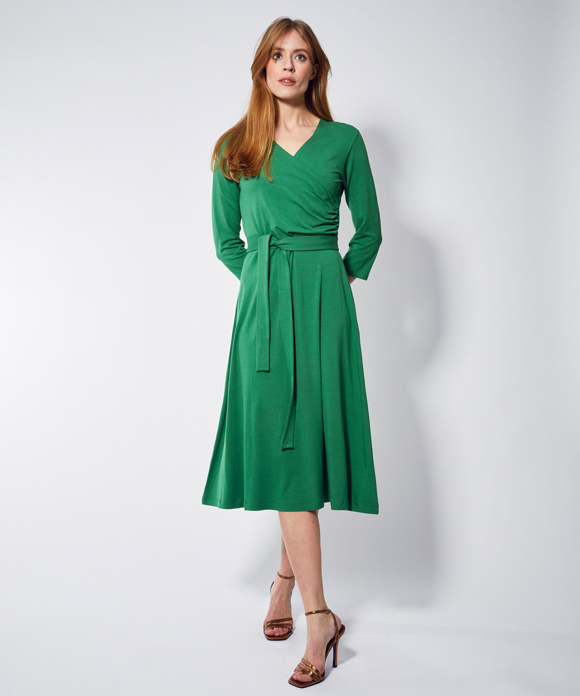 Kaia Dress Dark Green